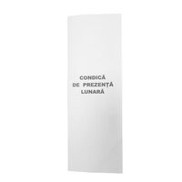 Condica prezenta lunara, format 1/2 din A4, 32 pagini