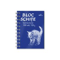 Bloc desen si schite A6 100 coli 120 g sp. coperti tari