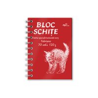 Bloc desen si schite A6 hartie Ivory Fabriano 70 coli 120 g sp. coperti tari