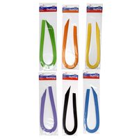 Hartie quilling 50 cm lungime 5 mm latime 100 fasii 120 grame - Q505M