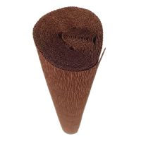 Hartie creponata elastica floristica 180gr - Testa di Moro Brown 568
