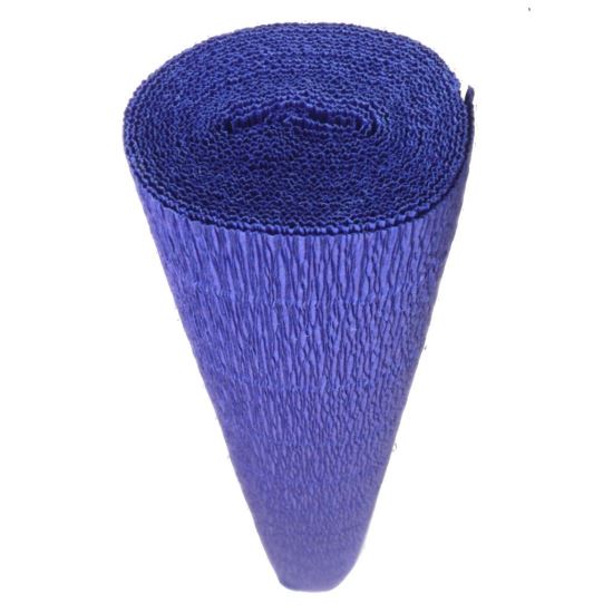 Hartie creponata elastica floristica 180gr - Midnight Blue 555
