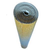 Hartie creponata elastica floristica metalizata sfumate 180gr- Gold Silver Gradient 802/3