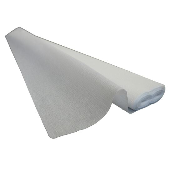 Hartie creponata elastica floristica 60gr - White 330