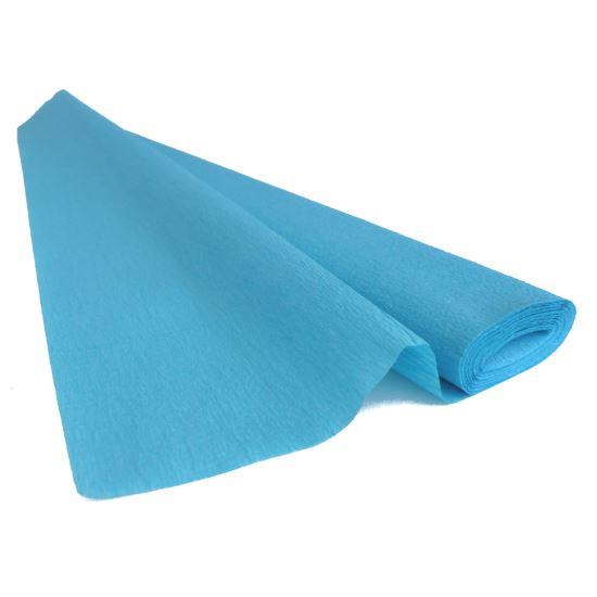 Hartie creponata elastica floristica 60gr - Marine Azure 224
