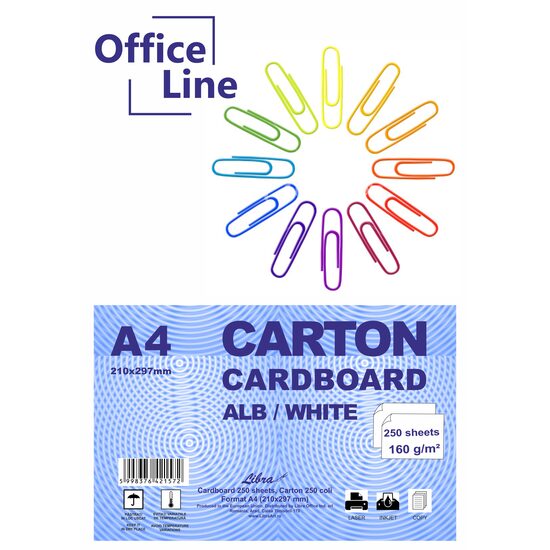 Carton A4 alb 160 gr top 250 coli 160250