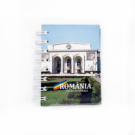 Carnetel A7 Romania 100 file foi veline coperta Opera Nationala