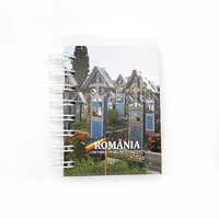 Carnetel A7 Romania 100 file foi veline coperta Cimitirul Vesel de la Sapanta