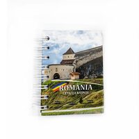 Carnetel A7 Romania 100 file foi veline coperta Cetatea Rasnov