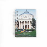Carnetel A7 Romania 100 file foi veline coperta Ateneul Roman
