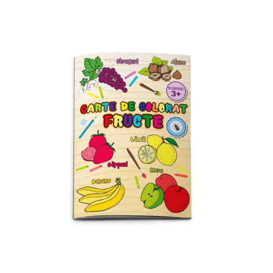 Carte de colorat Mini - Fructe