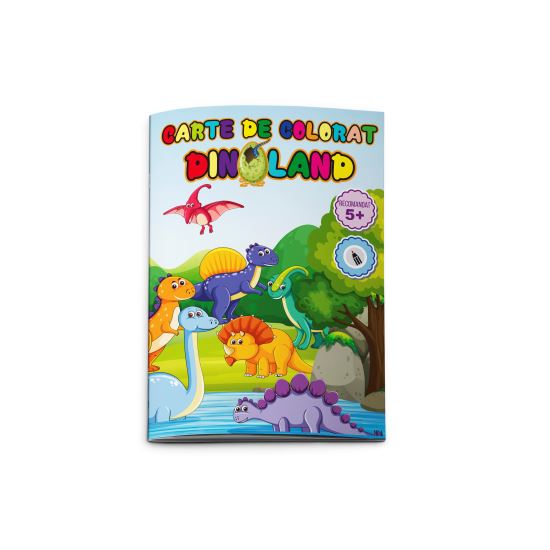 Carte de colorat Mini - Dinoland